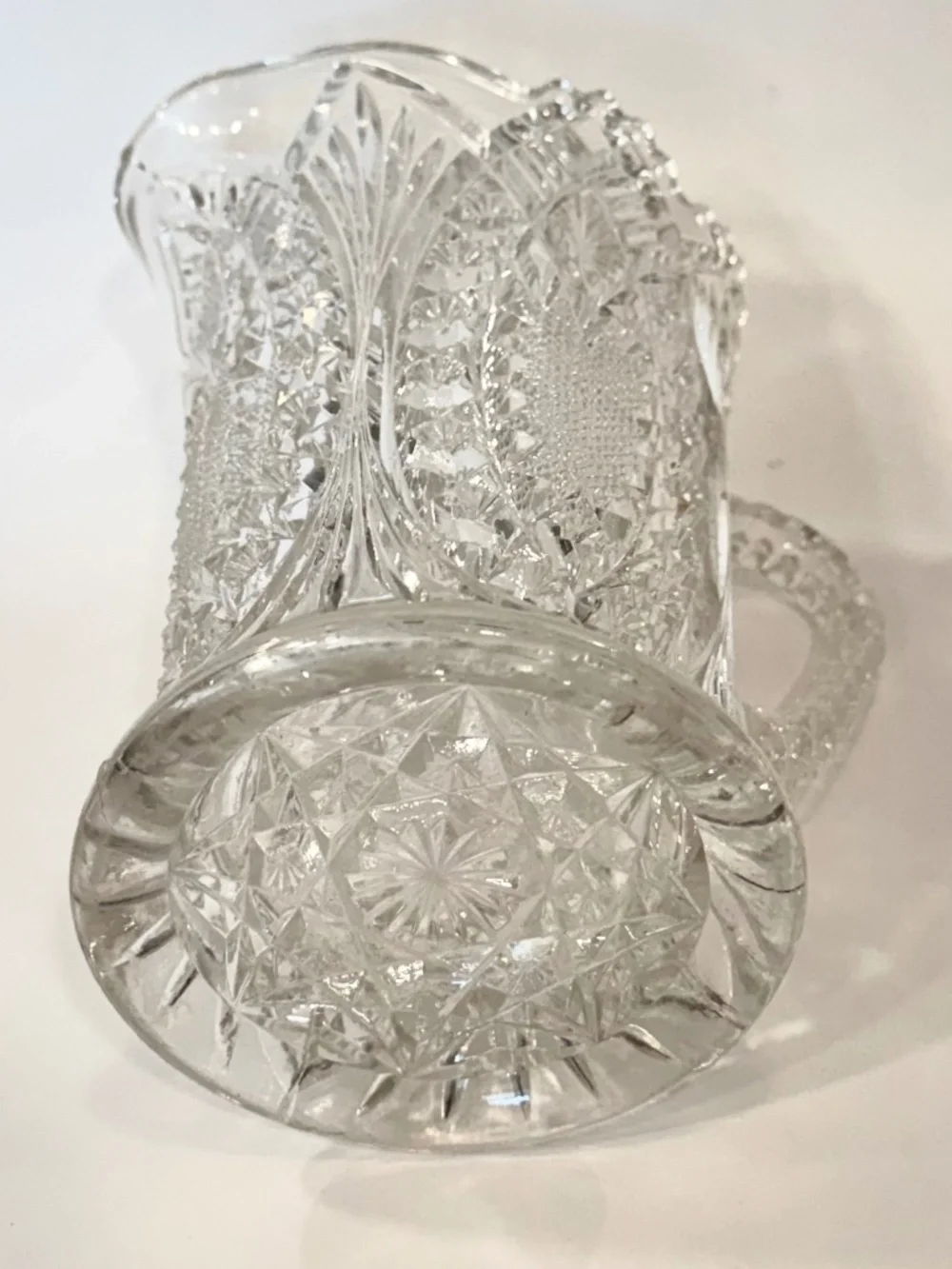 Antique 1907 Bryce Higbee EAPG Madora Glass Pitcher